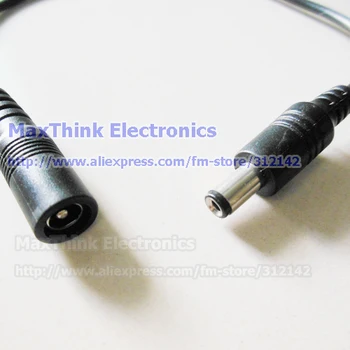 

DC Extension Power Cord Cable 2.1mm / 5.5mm Male Female For CCTV Printer extender ,50pcs