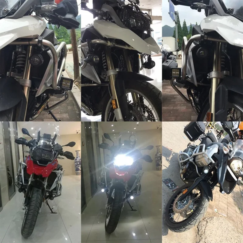 1 set 40W Motorcycle LED Auxiliary Fog Light Spot Driving Lamps For MW R1200GSADVF800GSF700GSF650FS (27)