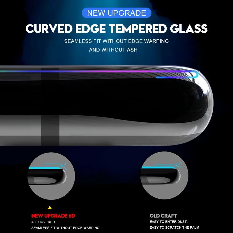 9D Curved Edge Tempered Glass Film For Samsung Galaxy Tab A 10.5 2018 A 10.1 8.0 2019 Screen Protector For Galaxy Tab S4 S5e S6-1