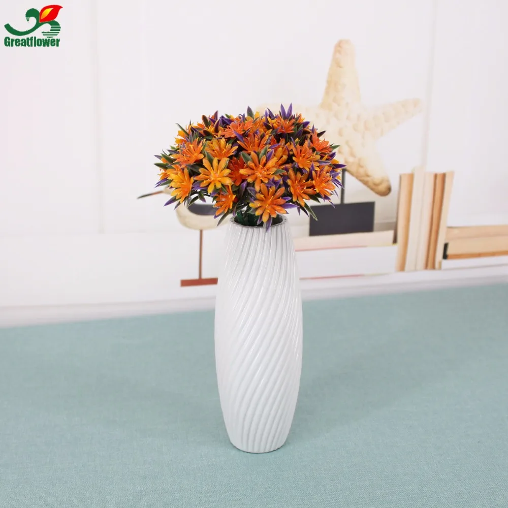1 Bundle Stamen Artificial Flowers Cheap Simulation Grass Leaf Diy Plastic Flower For Wedding Home Party Garden Decorative | Дом и сад