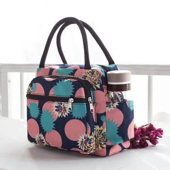 

2019 Brand Food Fresh Keep Lunch Cooler Bag Waterproof Picnic Travel Storage Icepack Thermal Insulated Fashion Lunch Bags X1-26