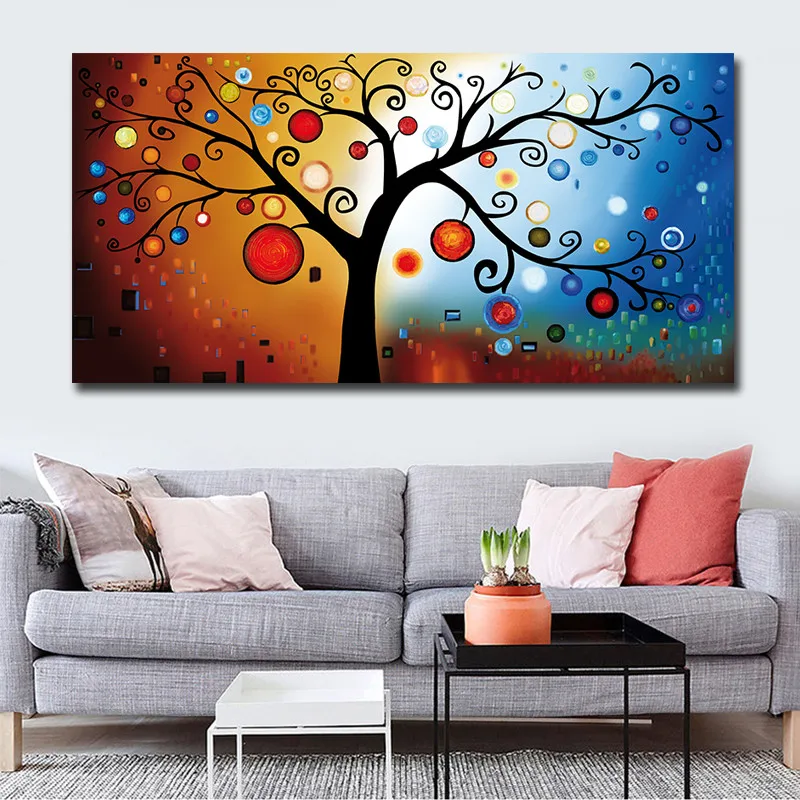 

Modern Money Tree Canvas Wall Art Pictures Printed Canvas Paintings Posters Prints for Living Room Home Decorations