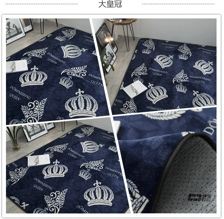 

Fashion Personality Skull Print Large size Carpet for Living Room Bedroom Decor Carpets Area Rug Baby Play Crawl Game Mat rugs