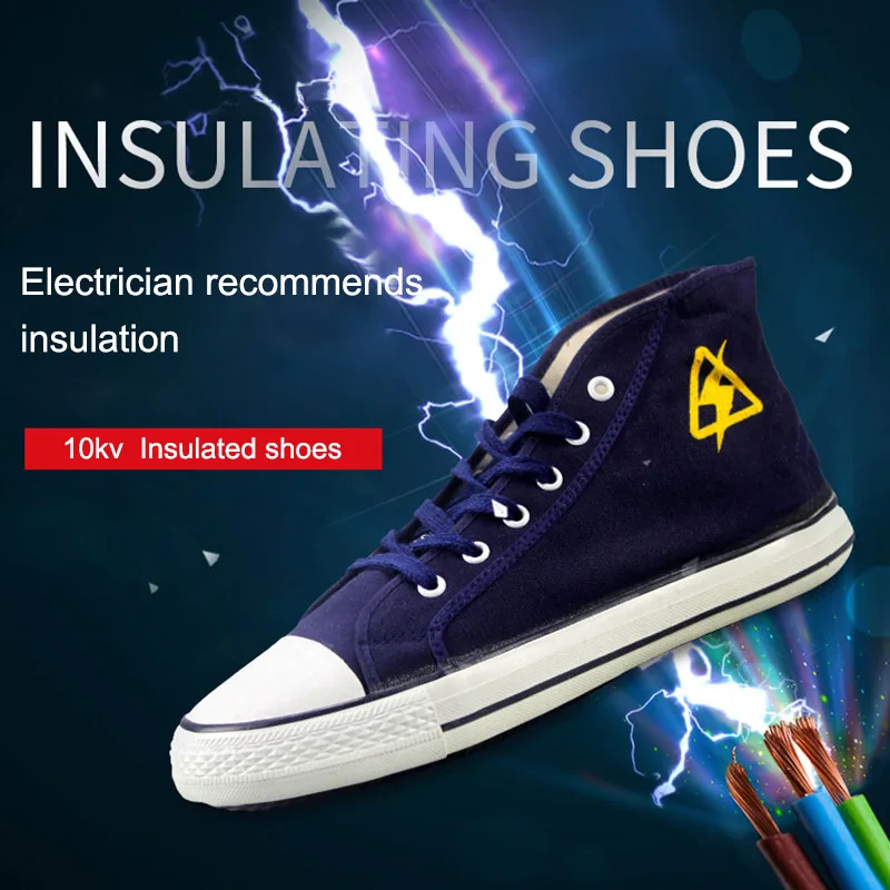 

5/10KV Electrician insulation Safety Shoes Labor insurance Thickening bottom Work Shoes Men Women Factory Working Boots