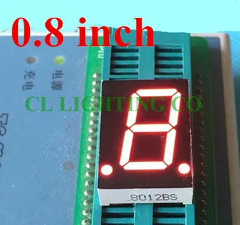 

20PCS Common Anode 7 Segment RED LED Display 27.7*20*10MM Nixie tube 0.8 inches 1 Bit Digital Tube Plastic Metal