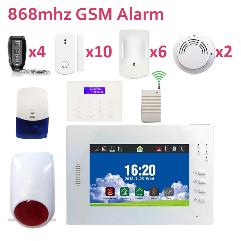 Home Do it yourself 868mhz wireless alarm systems secure home-in Alarm System Kits from Security ...