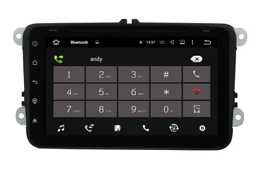 Clearance Quad Core 8" 1024*600 Android 5.1 Car DVD For Volkswagen VW Passat Golf Jetta Polo Tiguan GPS Navigation Radio PC Canbus 1