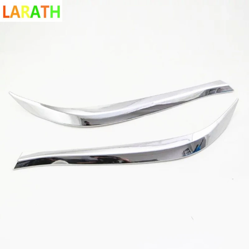 Накладка на переднюю фару для Toyota Land Cruiser FJ200 2016 2017 ABS Chrome ABS|trim cover|abs chromeeyebrow trim |
