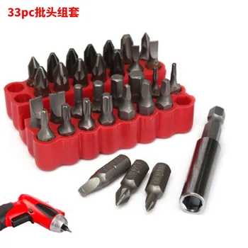 

33 special Electric Screwdrivers charging heads solid plastic flexible shaft. star puntas de destornilladores torx hex tools