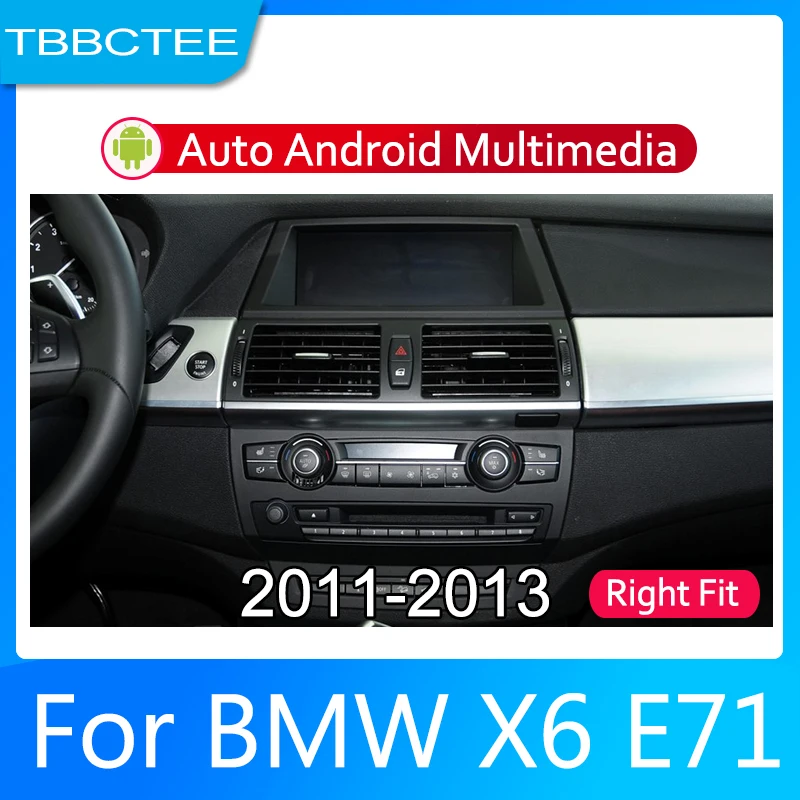 Cheap 2din Car multimedia Android Autoradio Car Radio GPS player For BMW X6 E71 2011-2013 Bluetooth WiFi Mirror link Navi 5