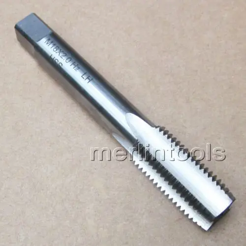 M18 x 2.0 HSS Metric Left hand Tap 18mmin Tap & Die from Tools on