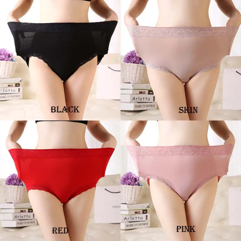 Women Panty Plus Size M L XL XXL XXXL XXXXL Brief For Women Underwear High Waist Panties Cotton Seamless Pant Intimates Female  