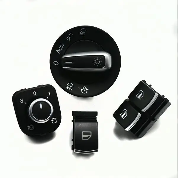 

WholesaleHeadlight switch mirror switch Window Switch for VW passat B6 Eos Golf R32 GTI mk5 5K3959857 5ND959565A 5ND941431B