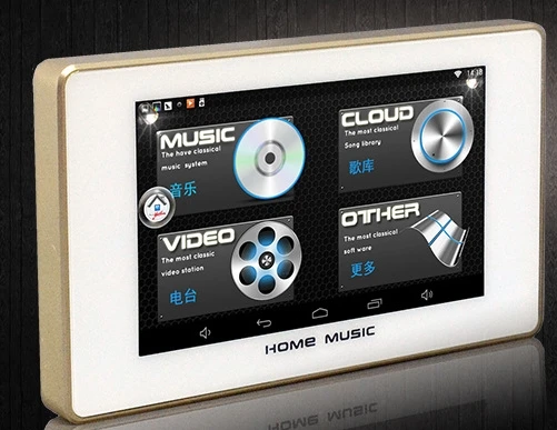 

WiFi smart remote cell phone APP control wall type family background music controller host tablet audio