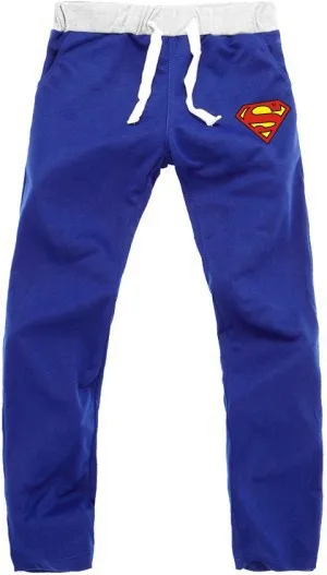 Superman casual pants super man sweat pants superhero