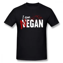 Мужская футболка I'm Negan Walking Dead, плюс размер 5XL, Лонгслив для пары