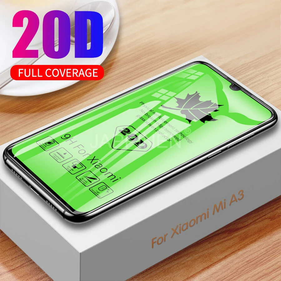

20D Full Cover Screen Protector Film for Xiaomi Mi A3 Tempered Glass for Xiaomi Mi A3 Full Glue Glass