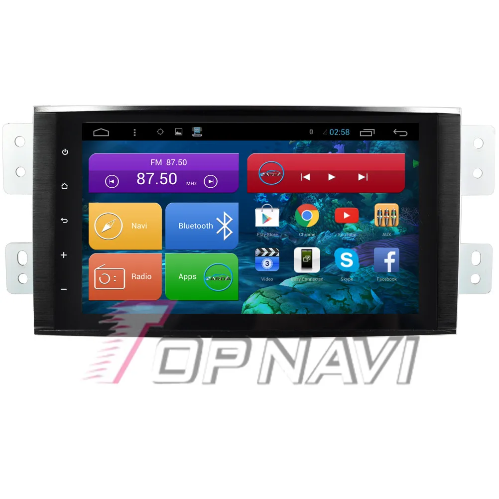 

Topnavi 9'' Quad Core Android 6.0 Car GPS Navigation for Kia Mohave Autoradio Multimedia Audio Stereo,NO DVD