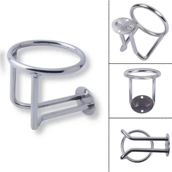 

New arrival 361 Stainless Steel 2X Boat Ring Cup Holder Ringlike Drink Holder For marine boat Yacht accessories