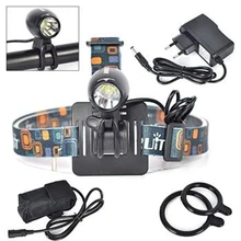 BORUIT 3000Lm XM-L2 светодиодный 3-режимный Велоспорт спереди велосипедные фары светильник велосипедный Фонарь налобный фонарь на открытом воздухе Многофункциональный светильник светодиодный головной светильник