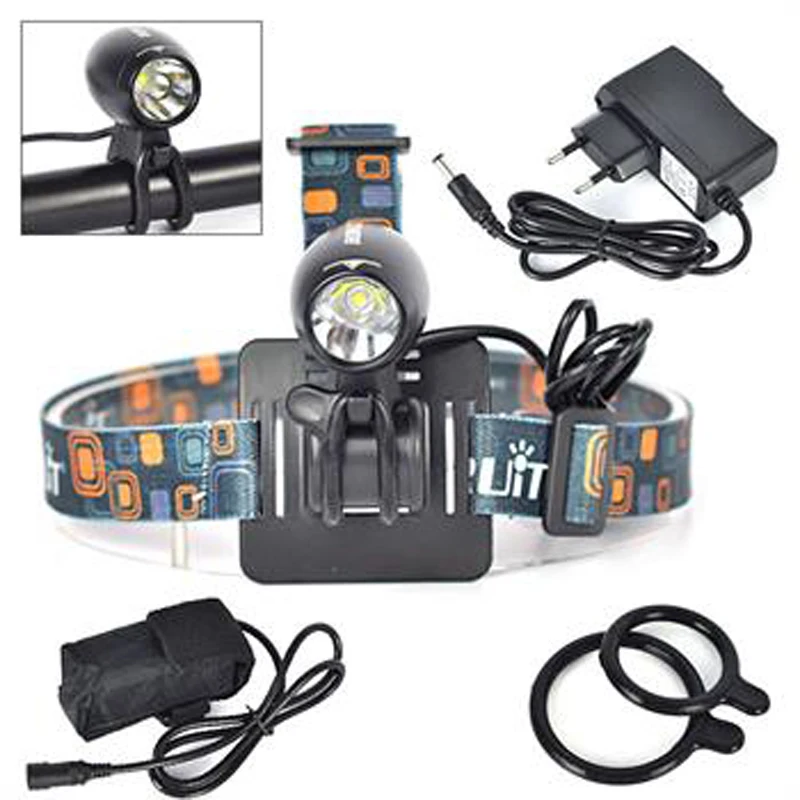 

BORUIT 3000Lm XM-L2 LED 3-Mode Cycling Front Bicycle Light Bike Lamp HeadLamp Torch Outdoors multifunctional Light LED Headlight