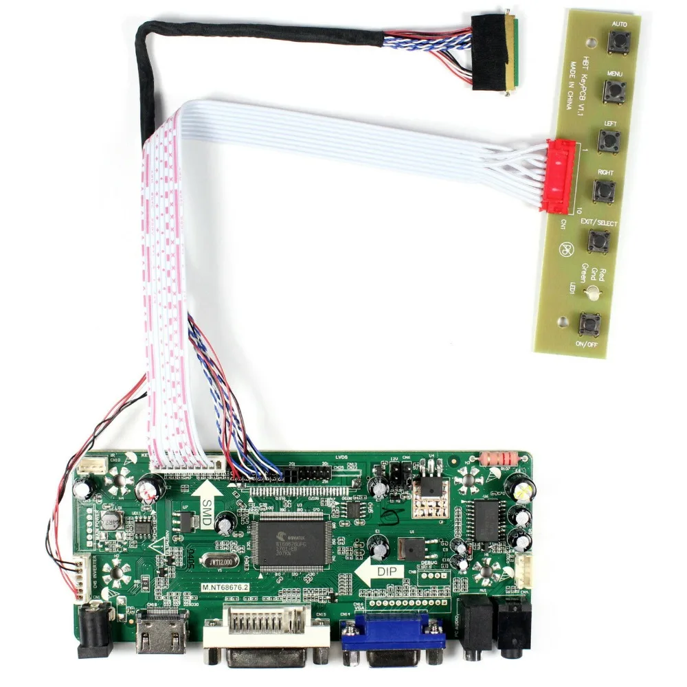 Комплект Latumab для N133B6-L01 HDMI + DVI + VGA ЖК, светодиод, низковольтная дифференциальная передача сигналов плата контроллера драйвер Бесплатная
