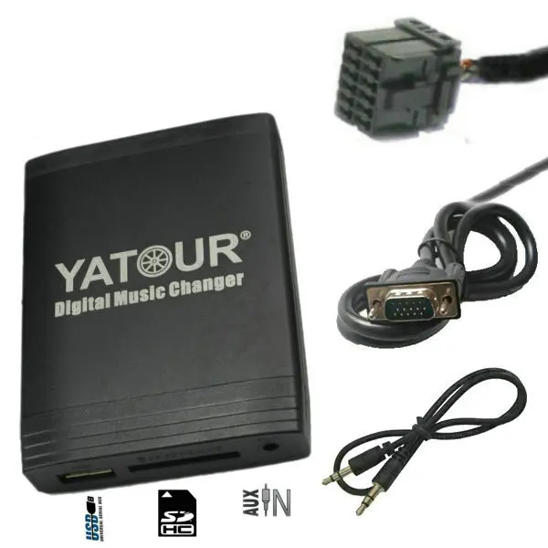 Yatour USB SD Aux адаптер для Ford 4050RDS 4500 4600CDR 5000RDS 5000RDS Эон 6000CD RDS 7000RDS цифровой музыкальный преобразователь