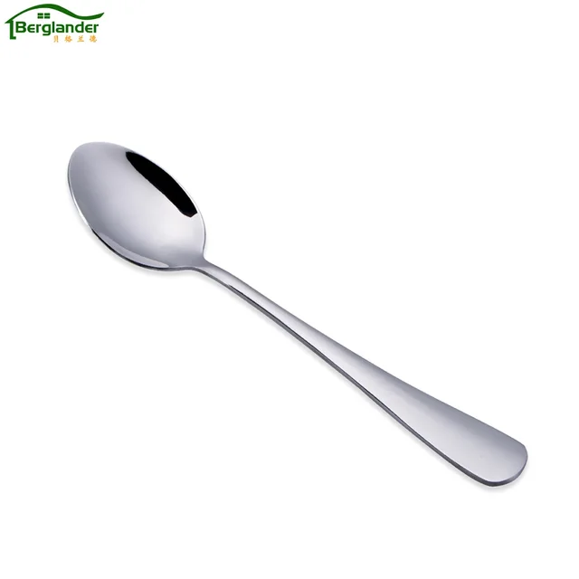BERGLANDER 6Pcs/set Stainless Steel Big Teaspoon Tablespoon Flatware
