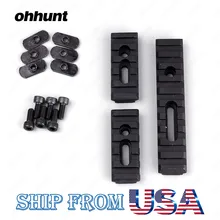 Ohhunt упаковка из 3 шт. AR 15 винтовка аксессуар Unity Тактический многоцелевой Пикатинни Крепление Набор для рукавицы