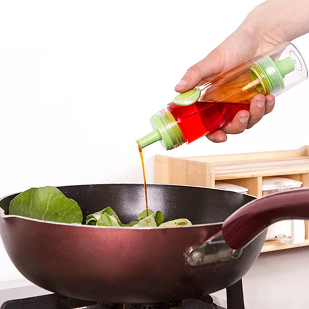 2 In 1 Cooking Olive Oil Pump Sprayer Bottle + Press Dispenser Cruet