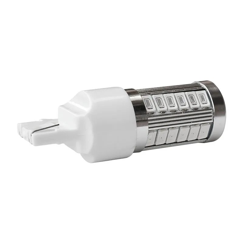 1 шт. T20 7440 W21W 33 SMD 5730 светодиодный автомобиль резерв лампа авто Тормозная 33SMD 5630