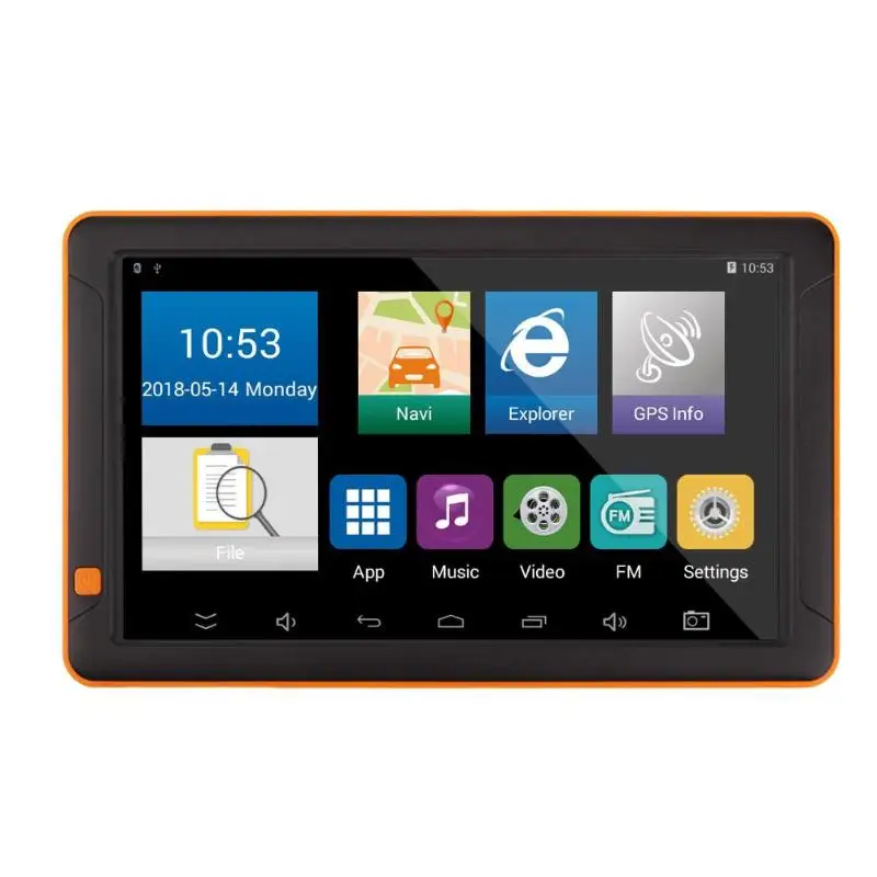 9in Bluetooth WiFi Android Автомобильный gps навигатор FM g-сенсор ночного видения AV в 512 М+ 16 г Поддержка камеры карта автомобиль gps грузовик