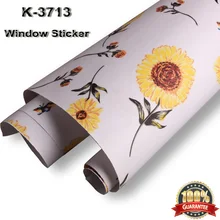 48inx20in зеленый leavies Оконные плёнки Водонепроницаемый конфиденциальности Матовый двери офиса дома Спальня Ванная комната окна Стекло стикер Плёнки