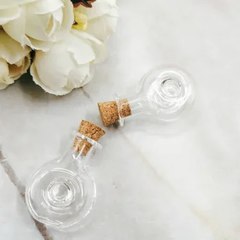 

300pcs clear XO wine bottle shape glass bottle wedding home party decor diy jewlry pendant glass jars cheap craft jars wholesale