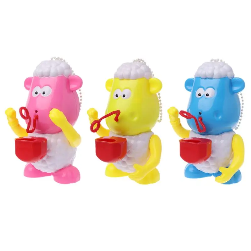 

Cute Sheep Automatic Bubble Machine Blower Maker Party Summer Outdoor Toy Wedding Props Romantic Atmosphere Dropshipping