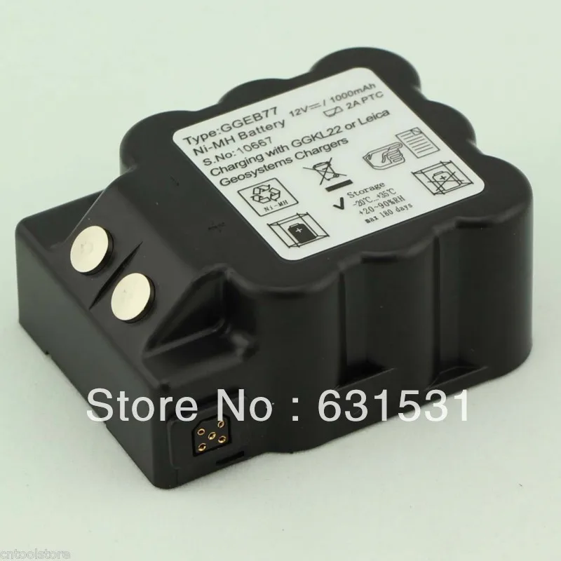 

GEB77 Type Compatible NiMH Battery for Total Station 12V 1000mAh