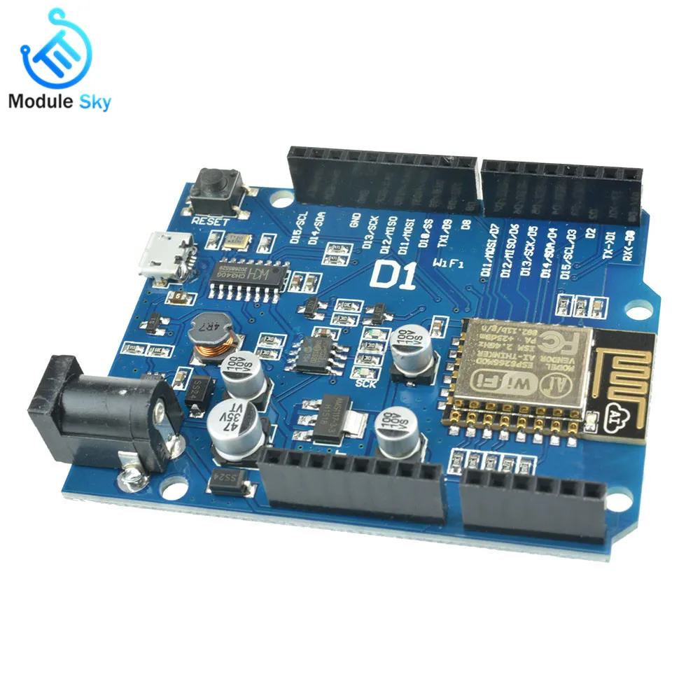 

For WeMos D1 Mini CH340 WiFi Development Board ESP8266 ESP-12E Wemos D1 Mini OTA Wireless Module For Arduino UNO R3 IDE One