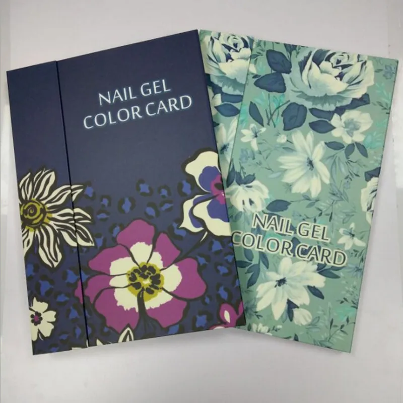 Professional 180 Colors Nail Polish Color Display Card Book Salon Nail Art Chart Acrylic Gel Polish