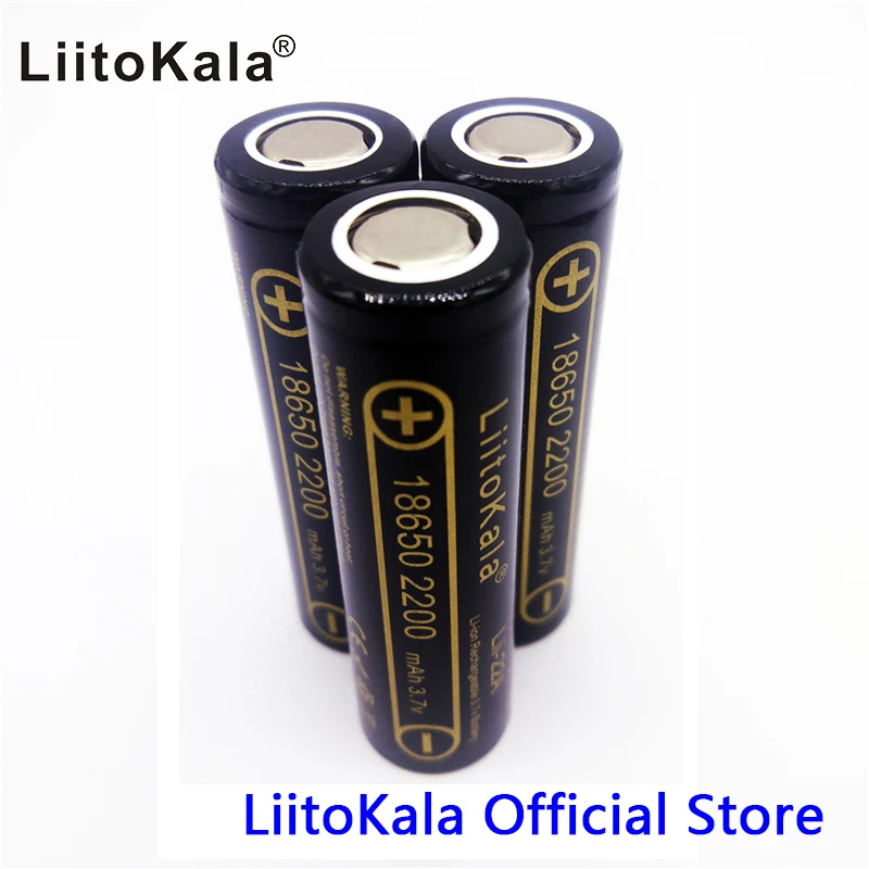 HK LiitoKala Lii-22A 3,7 V 18650 2200mAh 18650 батарея 3,7 V 2200mAh аккумуляторная батарея