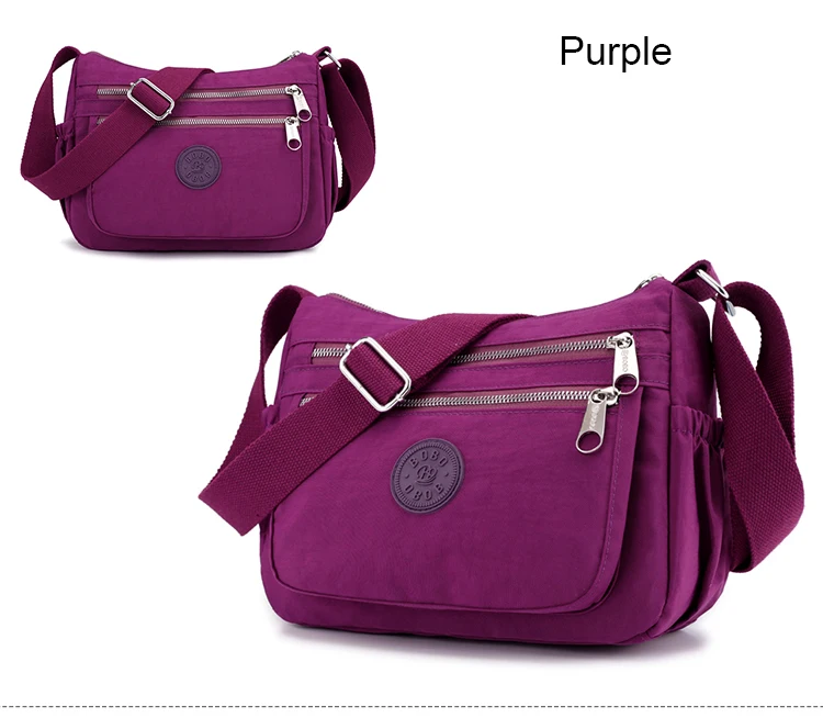 Новые модные женские сумки-мессенджеры, сумки через плечо для девочек, водонепроницаемые нейлоновые сумки, женская посылка, сумки на плечо, кошельки