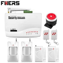 GSM10A Two antenna Wireless/Wired Home burglar alarm GSM Voice Alarm System 900/1800/1900Mhz Auto dial remote arm/disarm