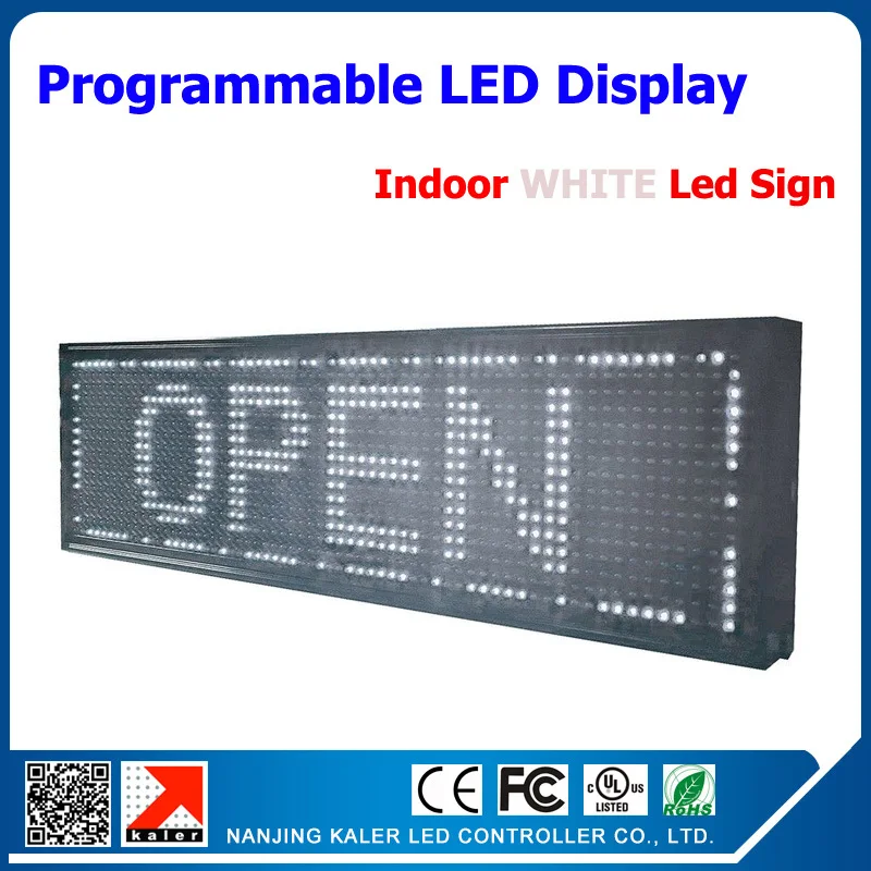 P10 рекламная светодиодная вывеска высокая яркость белый светодиодный экран 32*16