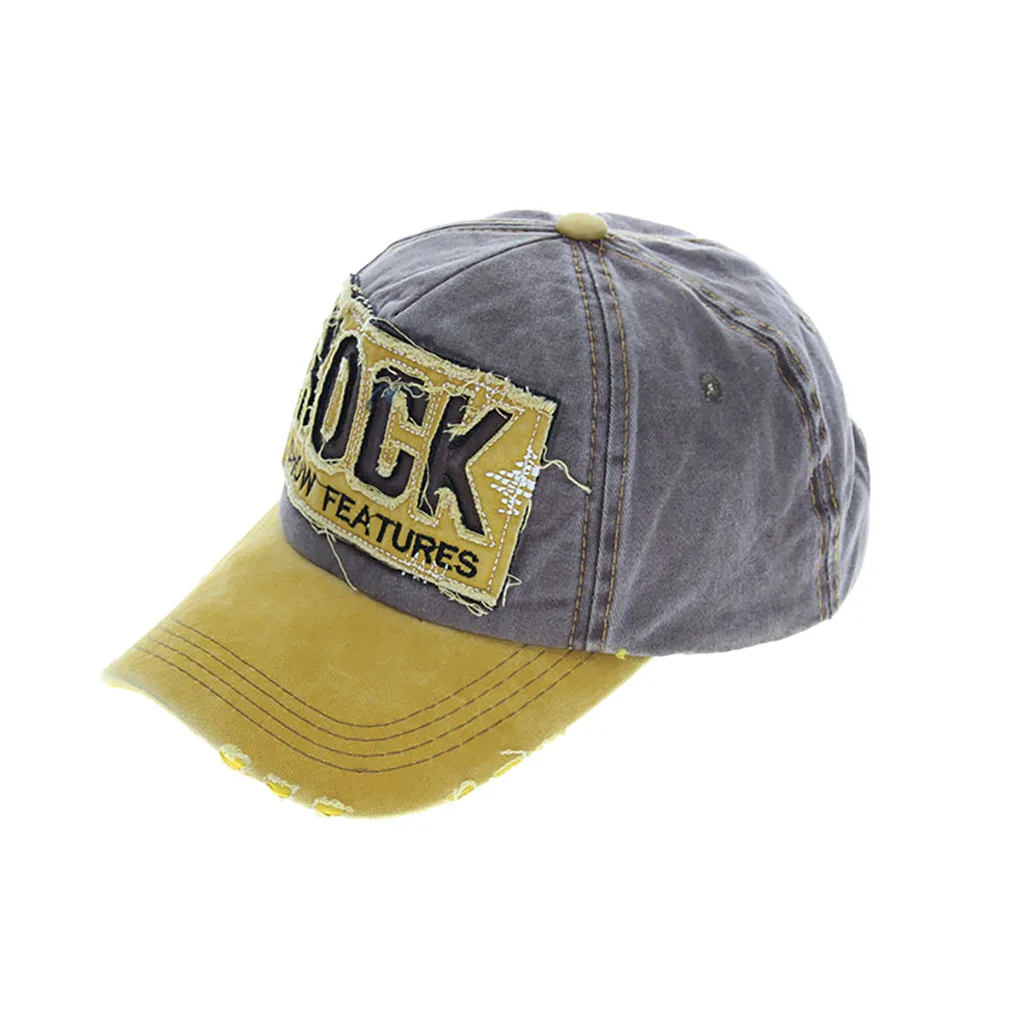 

Outdoor High Quality Embroidered Baseball Caps women men cotton letter Rock Adjustable snapback hats gorras para hombre