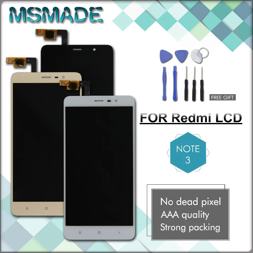 MSMADE For Xiaomi Redmi Note 3 Pro LCD Display Touch ...