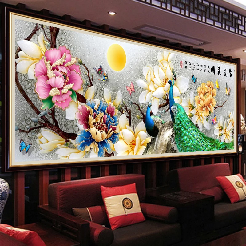 chinese cross stitch/cross stitch kits/needlework-in Package from Home