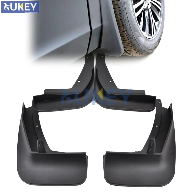 

For VW Tiguan 2 Mk2 2016 2017 2018 Mudflaps Splash Guards Front Rear Mud Flap Mudguards Fender Kit Set Molded Mud Flaps