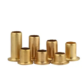 

M0.9 M1.3 M1.5 M1.7 Copper eyelets rivets hollow copper rivets via rivets Double-sided Circuit Board PCB vias nails