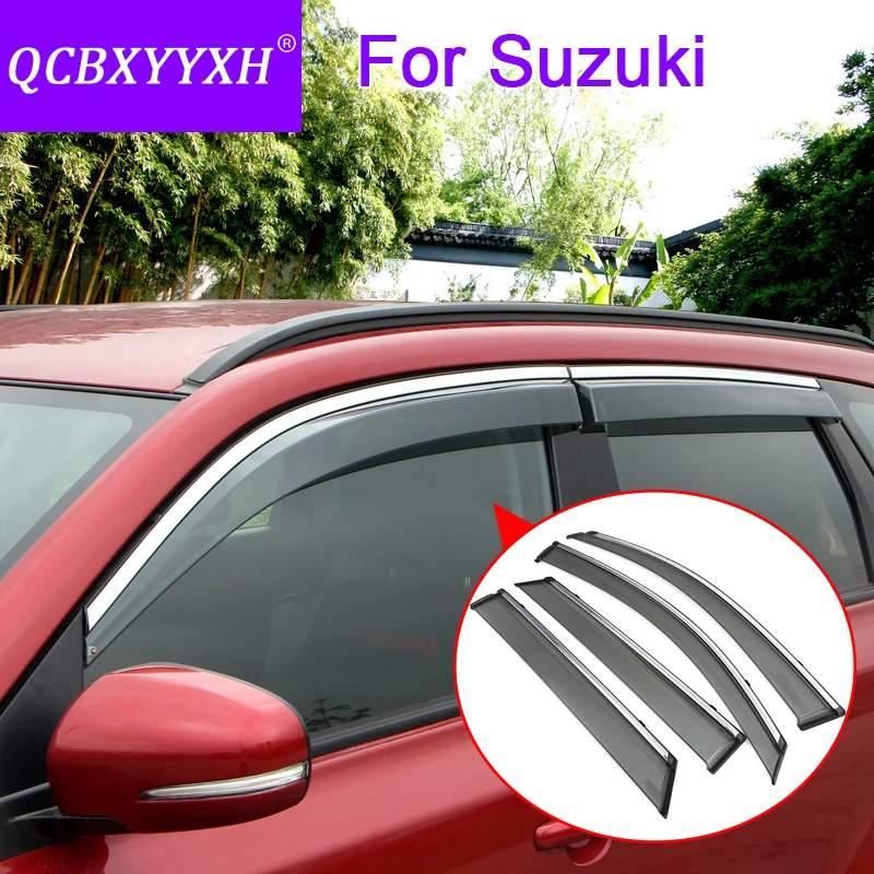 QCBXYYXH Car Styling 4pcs/lot Window Visors For Suzuki ...