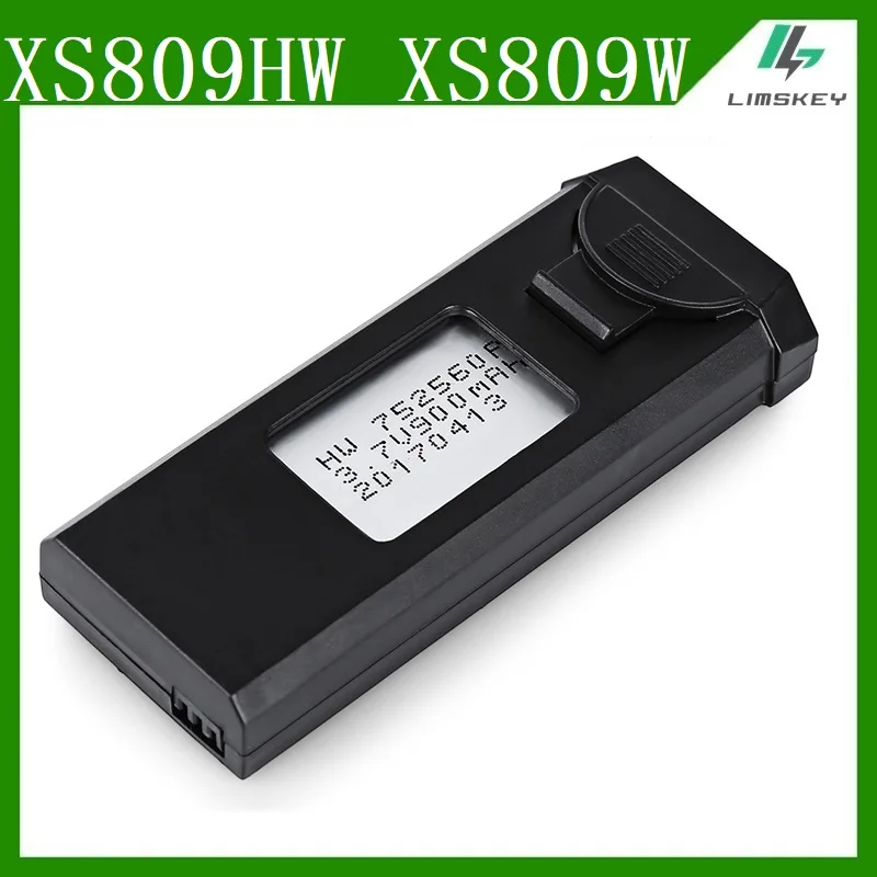 Бесплатная доставка VISUO XS809HW XS809W RC Квадрокоптер запасные части Аксессуары 3 7 V 900mAh
