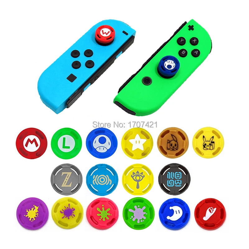 

200 pcs for Joy Con Silicone Joystick Thumb Stick Grip Cover Case Analog Caps for Nintend Switch NS Joy-Con Controller